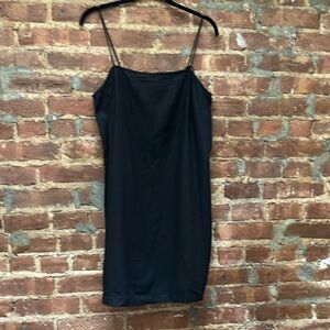 Old Navy Blk Linen Dress Sz M